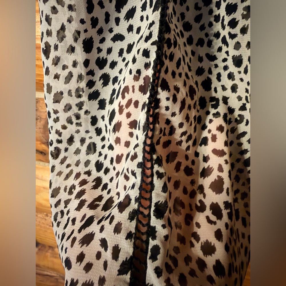 Chloe K Black and Cream Spotted Tank Top - Picture 4 of 9